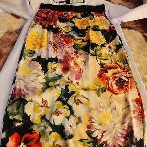 Dolce & Gabbana Floral Pencil Skirt